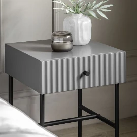 Buickhurst Bedside - Grey