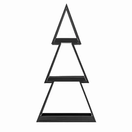 Xmas Tree Tray Stack Black