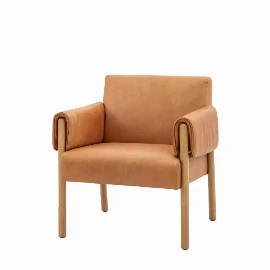 Avonvale Armchair Brown Leather