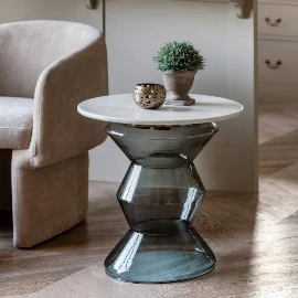 Aleron Side Table - Smoke