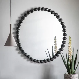 Varese Mirror - Round - Black