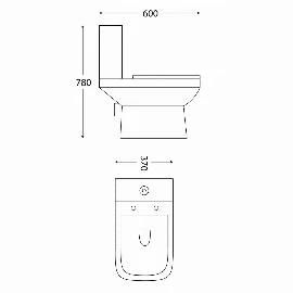 Preston - Open Back Rimless Pan Toilet