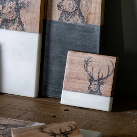 Stag Coasters