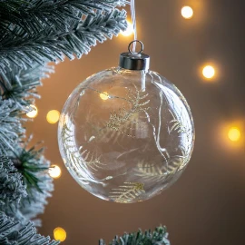 Featherfall Engraved Bauble with LED