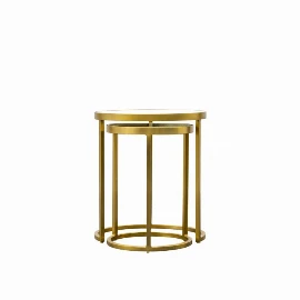 Ritzing Nest Tables - Gold