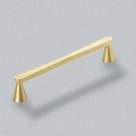 Conic Pull Handle 160 mm | Brushed Satin Brass