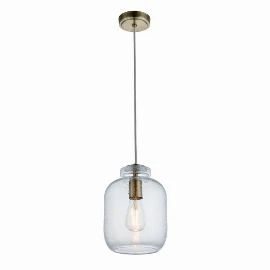 Loran 1 Pendant Light Antique Brass