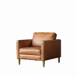 Atticus Armchair Vintage Brown Leather