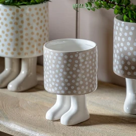 Dotty Planter with Feet