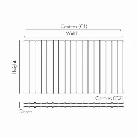 Beacon Double Designer Radiator 600 X 614