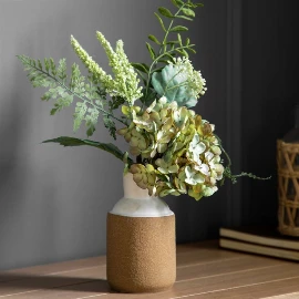 Vase with Hydrangea Arrangement