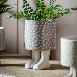 Dotty Planter with Feet