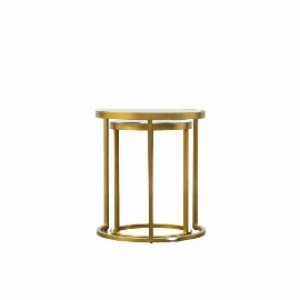 Ritzing Nest Tables - Gold