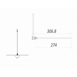 S8mm Flipper Panel Clear Glass