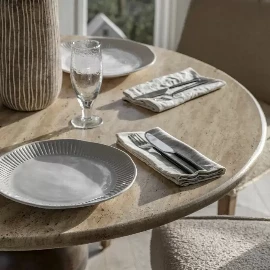 Carve Round Dining Table