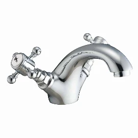 Heritage Traditional Mono Basin Mixer | Polished Chrome