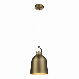 Alderwood Pendant - Antique Brass