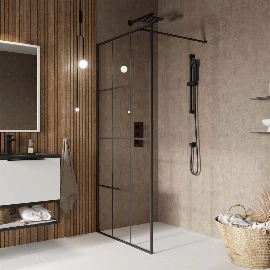 S8mm Grid Wetroom Panel 1200