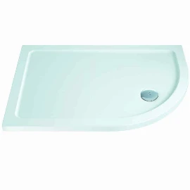 Offset Quad Shower Tray Rh 900 X 800 X 40