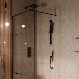 Wet Room Trim Conversion Kit HGS8 | Matt Black