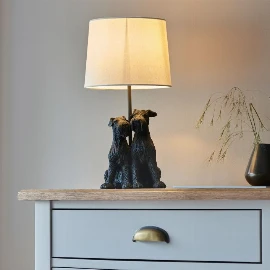 Wyatt 1 Table Lamp Black