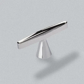 Conic T-Bar Knob | Chrome Plated