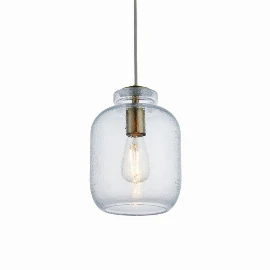 Loran 1 Pendant Light Antique Brass