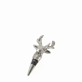 Stag Bottle Stopper Aluminium