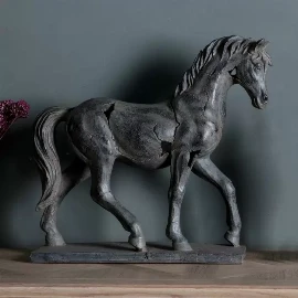 Thamur Antique Horse Statue