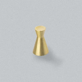 Conic Knob | Brushed Satin Brass