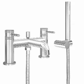 Knaresborough Bath Shower Mixer Tap | Polished Chrome