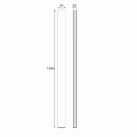 Extension Profile for S6mm and S8mm Enclosures