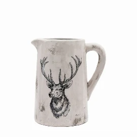 Stag Pitcher Vase