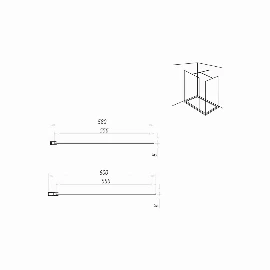 S8mm Brushed Brass Wetroom Profile Pack