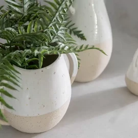 Emara Pot Snowfall 200x140x170mm