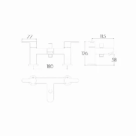 Prague Tap | Bath Shower Mixer