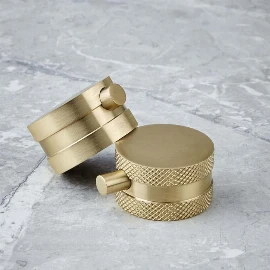 Knaresborough MONO Side Lever Basin Mixer Tap | Brushed Brass