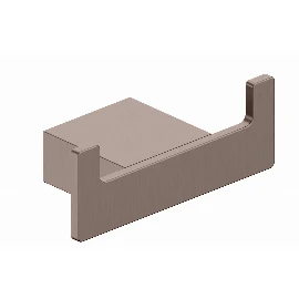 Edge Robe Hook Brushed Bronze