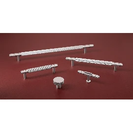Knurled 400mm Handle Chrome