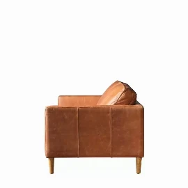 Atticus 3 Seater Sofa Vintage Brown Leather