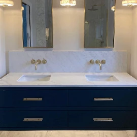 Ava Large Wall Hung Vanity | Undercounter Sink(s)