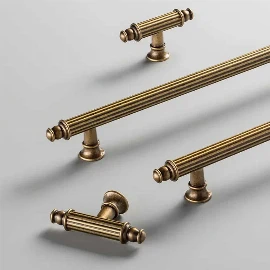Finsbury Bar Handle 448mm cc | Antique Brass
