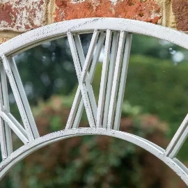 Greenridge Outdoor Mirror Distressed Snowfall