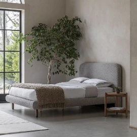 Zephyraine Bedstead - Double - Grey