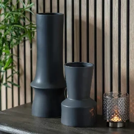 Akiya Vase Dark Grey