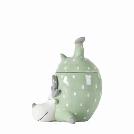 Reindeer Pot with Lid