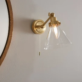 Maxwell Bathroom Light - Brass