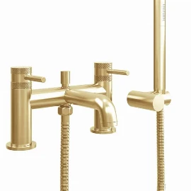 Knaresborough Bath Shower Mixer Tap | Brushed Brass