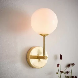 Oscar Wall Light Brushed Gold