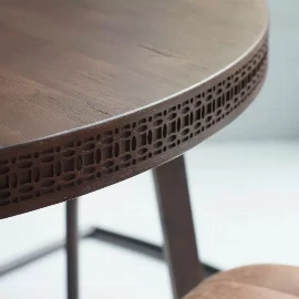 Indie Retreat Round Dining Table